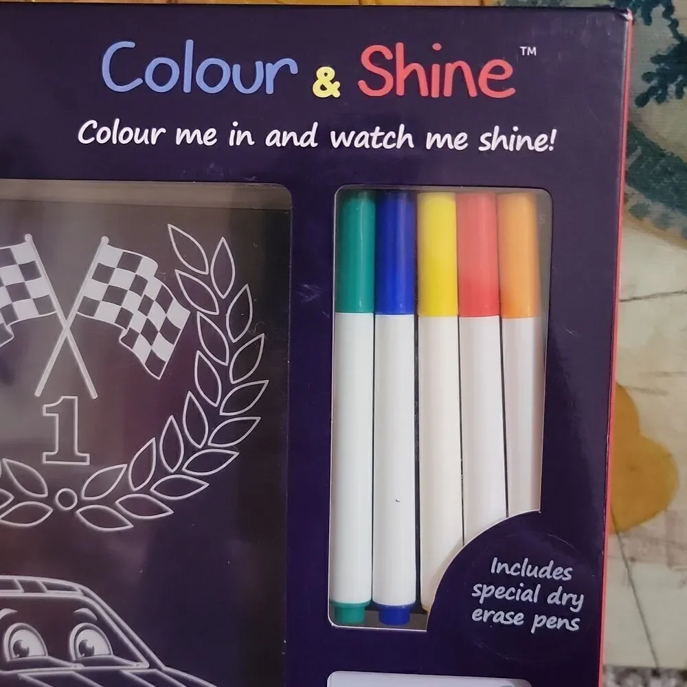 Aloka Race Car Color & Shine - 12 Color Pattern LED Decorative Light w Remote